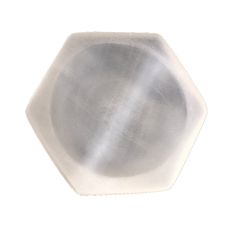 Selenite Cleansing/Charging Bowl - Hexagon