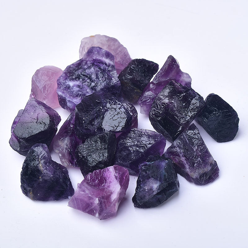 Purple Fluorite Rough Stone