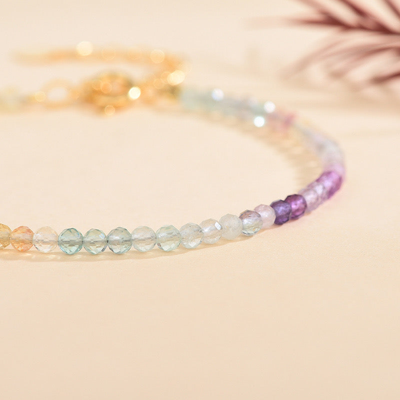 Rainbow Fluorite Bracelet 2.5mm