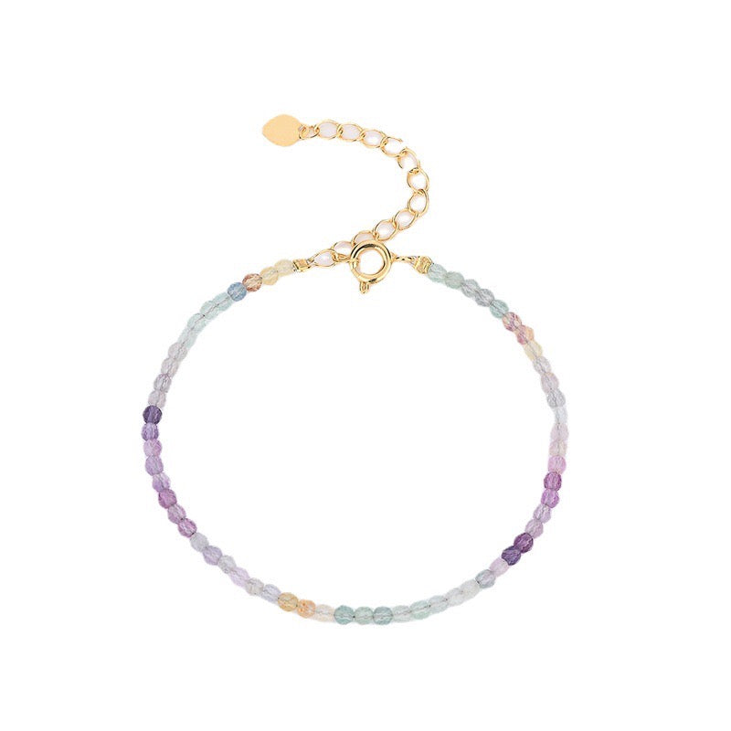 Rainbow Fluorite Bracelet 2.5mm