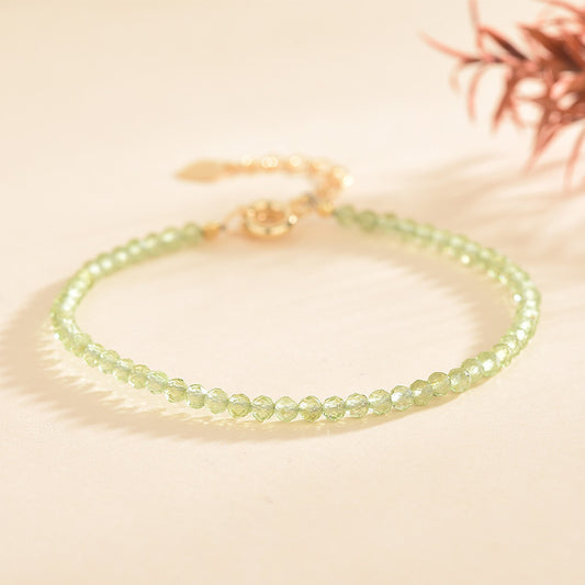 Peridot Bracelet 2.5mm