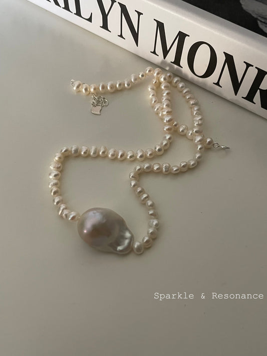 Baroque Pearl Necklace - Max