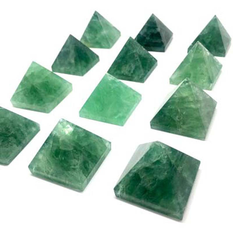 Green Fluorite Pyramid