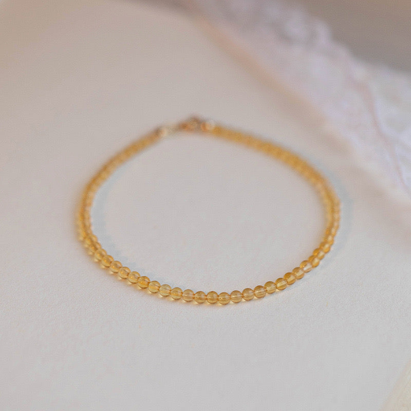 Citrine Bracelet 2mm