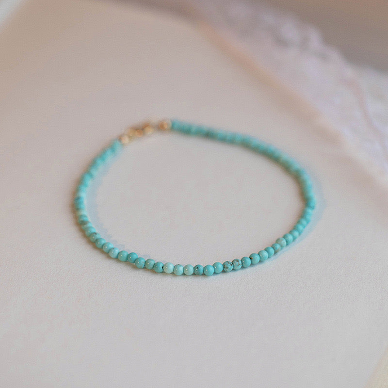 Turquoise Bracelet 2mm