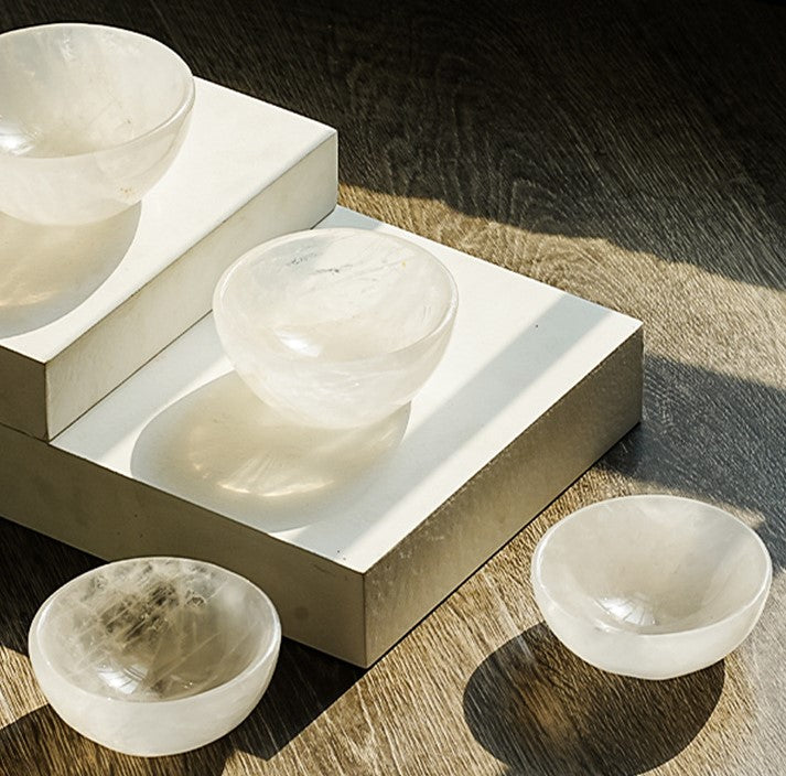 Clear Quartz Cleansing/Charging Bowl