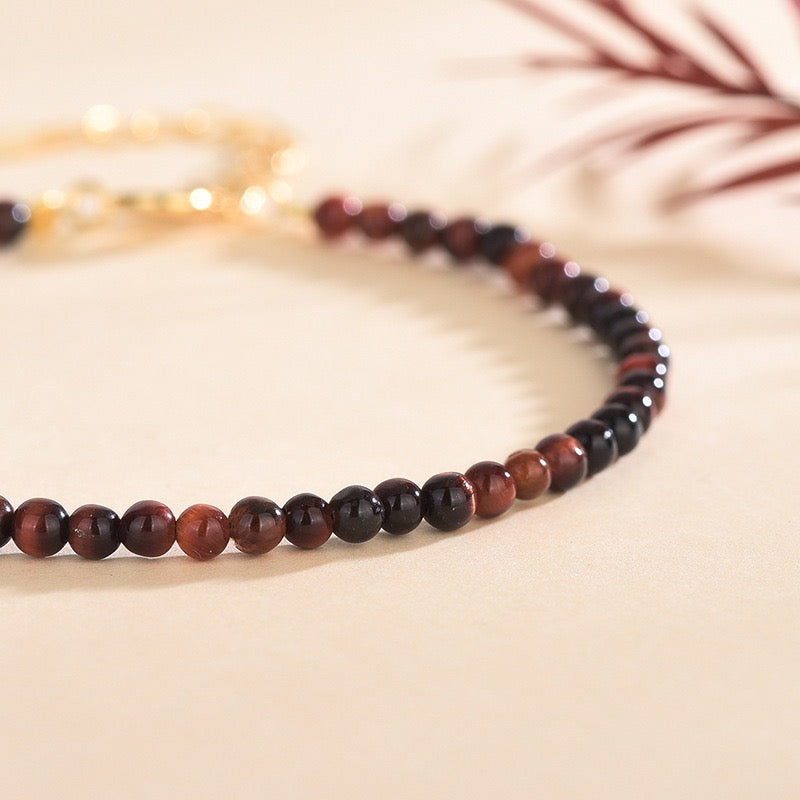 Tiger's Eye (Red) Bracelet 3mm