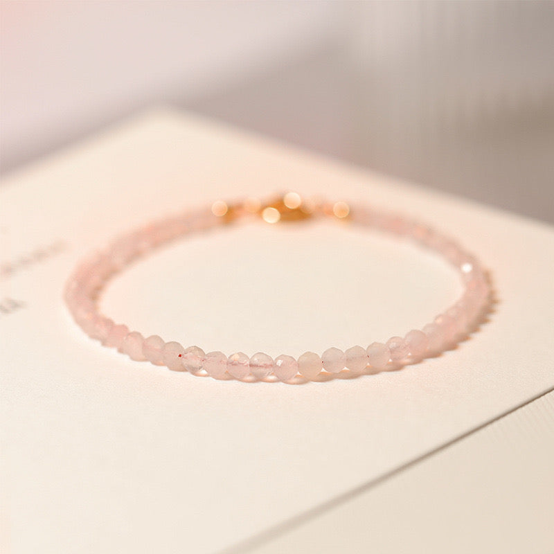 Rose Quartz Bracelet 3mm