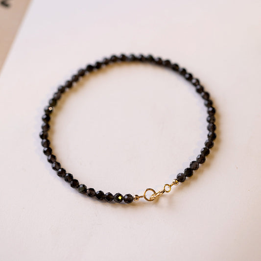 Obsidian Bracelet 3mm