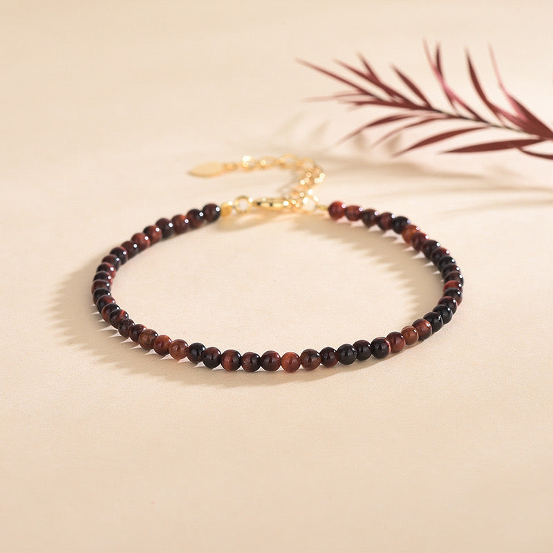 Tiger's Eye (Red) Bracelet 3mm