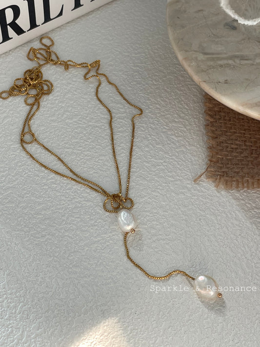 Baroque Pearl Necklace - Minerva