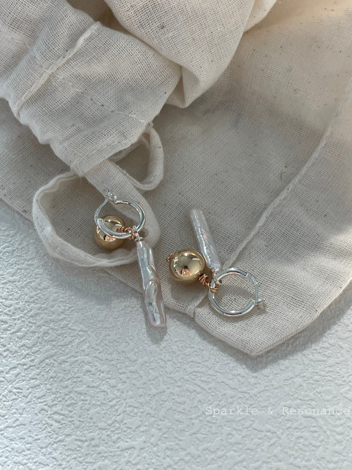 Baroque Pearl Earings - Gloria