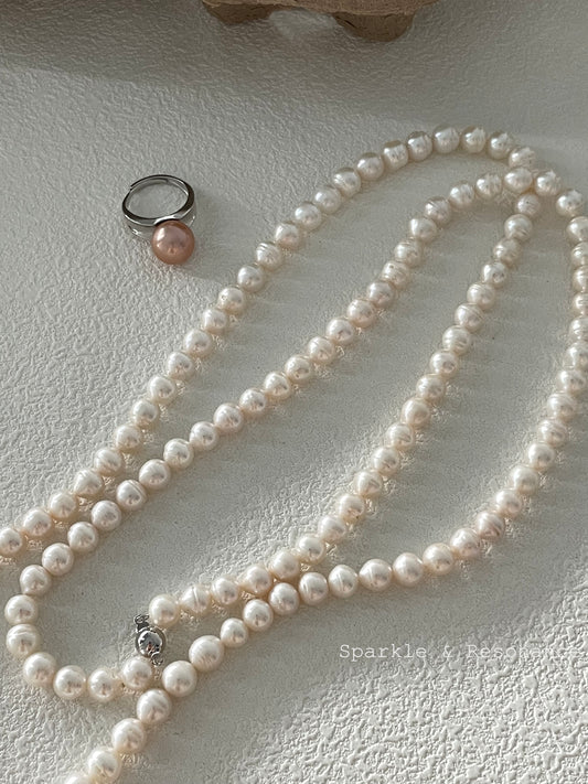 Baroque Pearl Necklace - Eddie