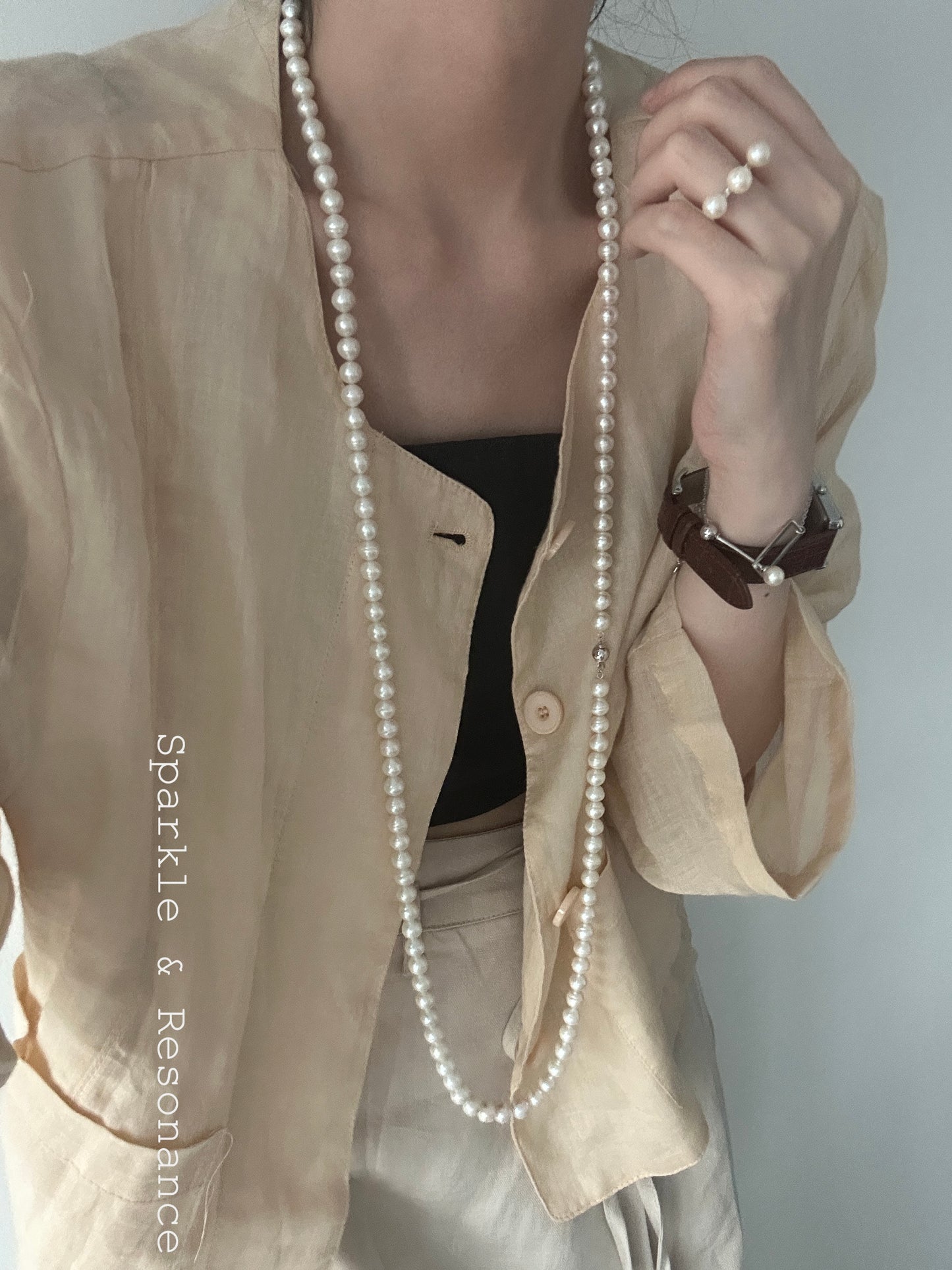 Baroque Pearl Necklace - Eddie