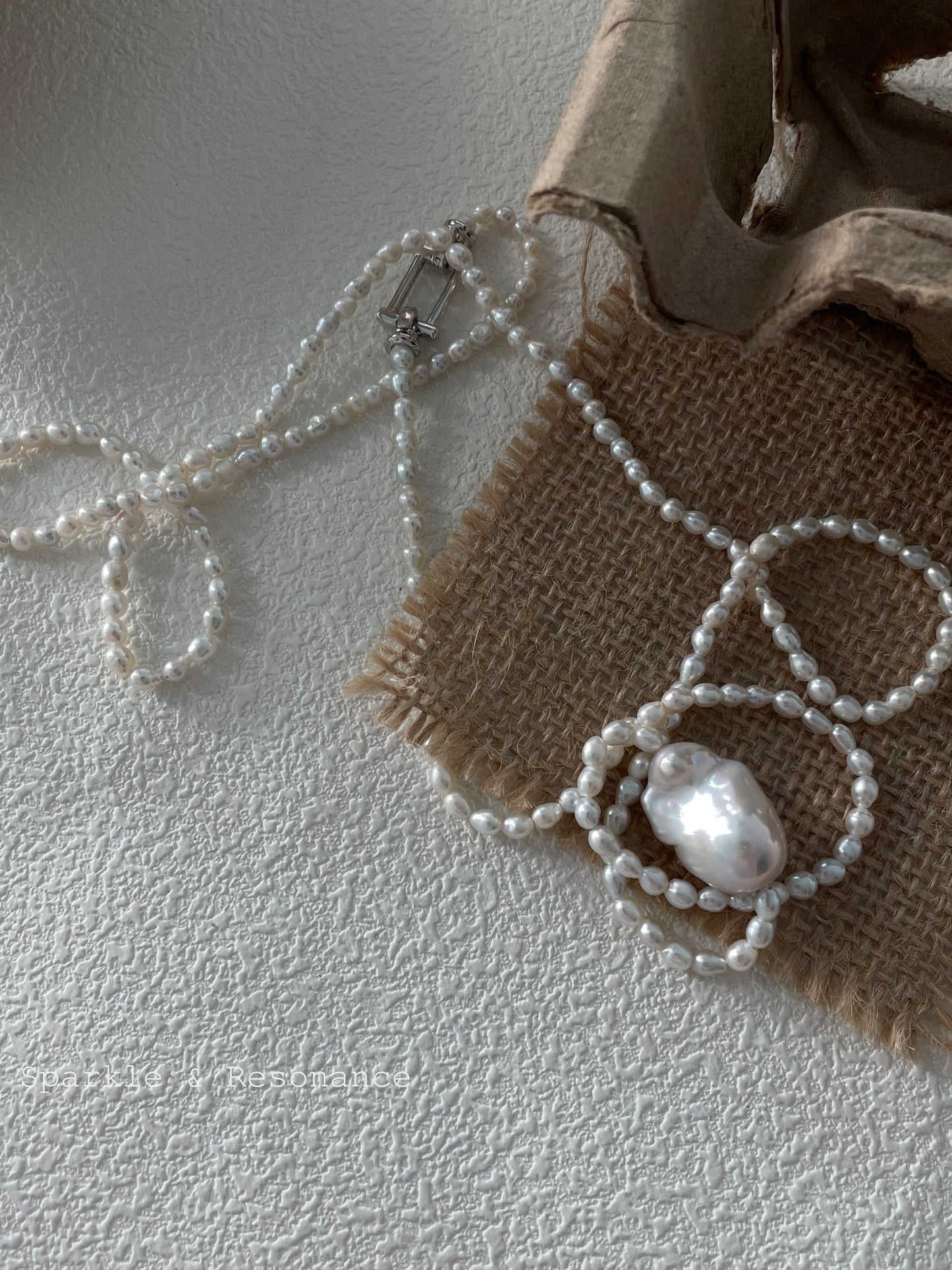 Baroque Pearl Necklace - Max (Double Layer)