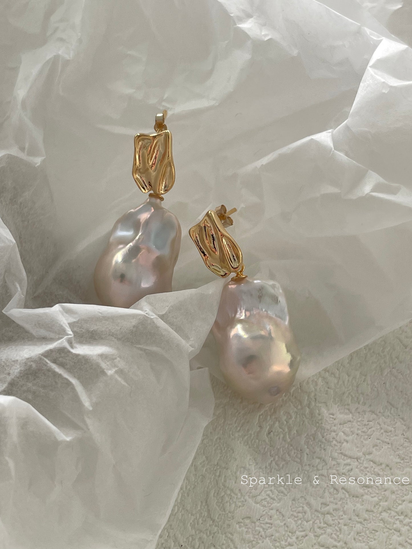 Baroque Pearl Earings - Max