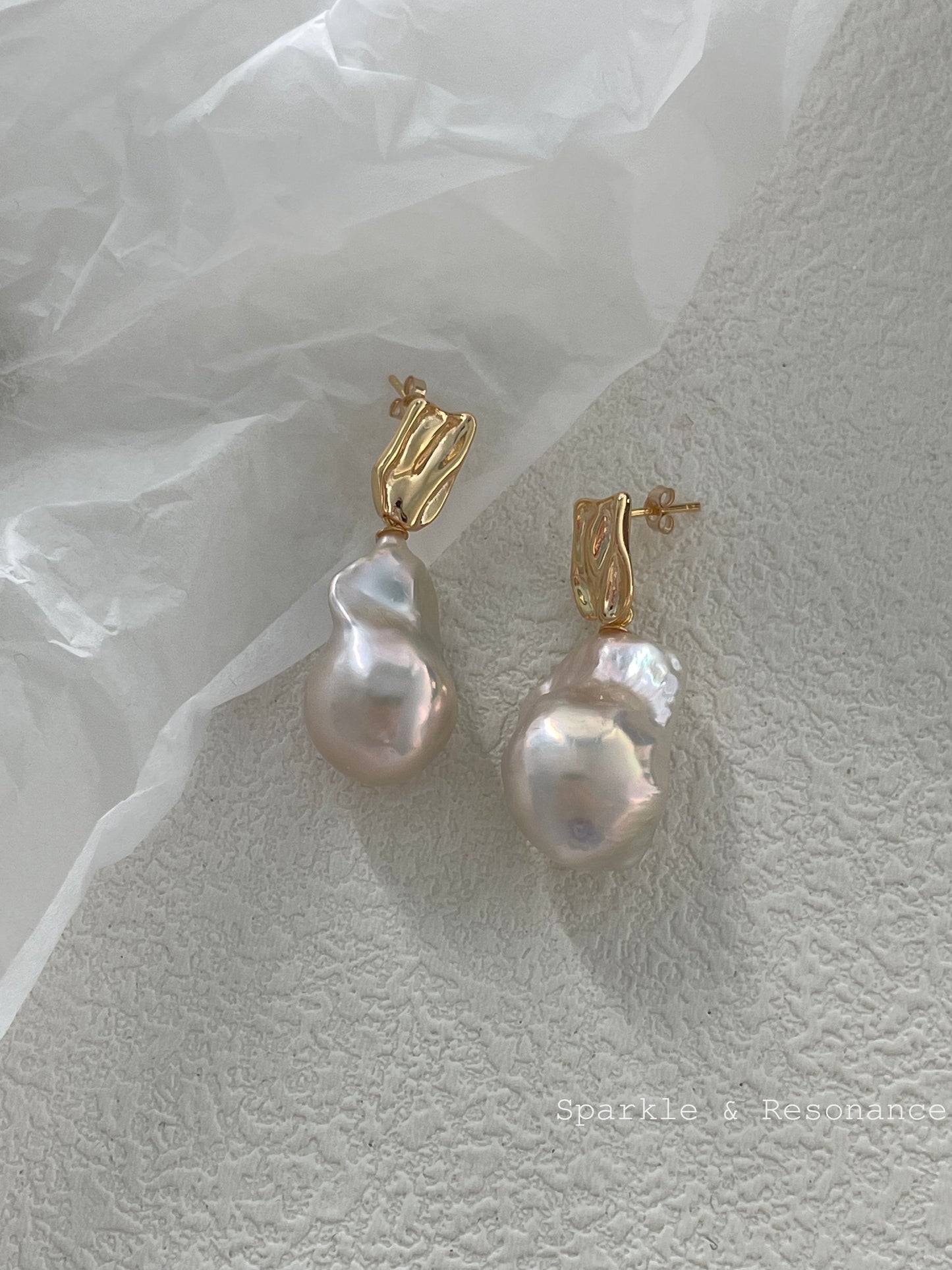 Baroque Pearl Earings - Max