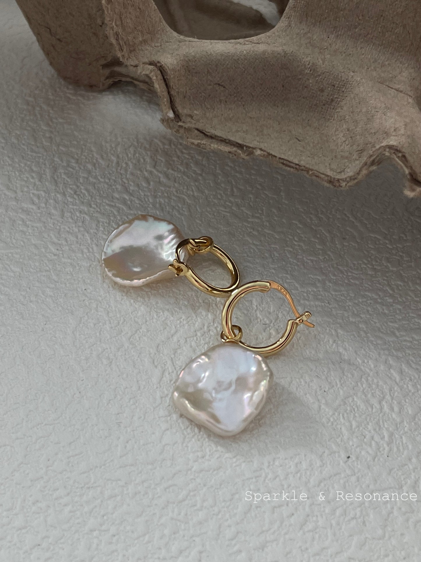 Baroque Pearl Earings - Flora