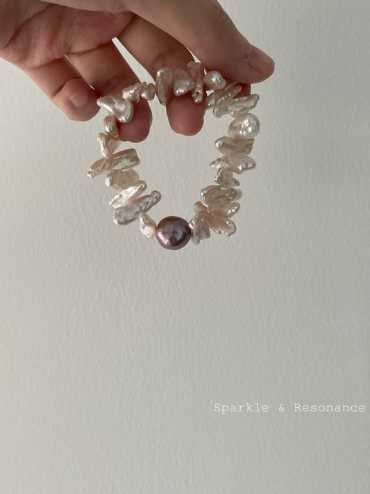 Baroque Pearl Bracelet - Kyra