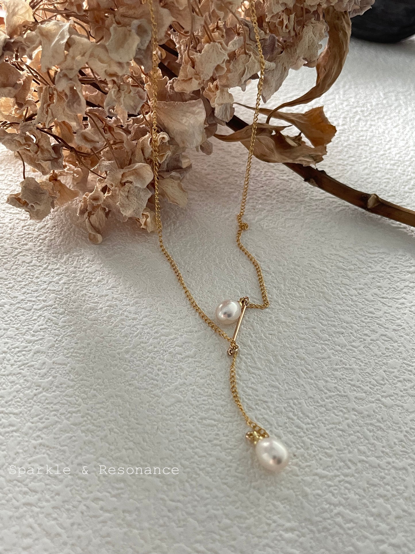 Baroque Pearl Necklace - Gemini