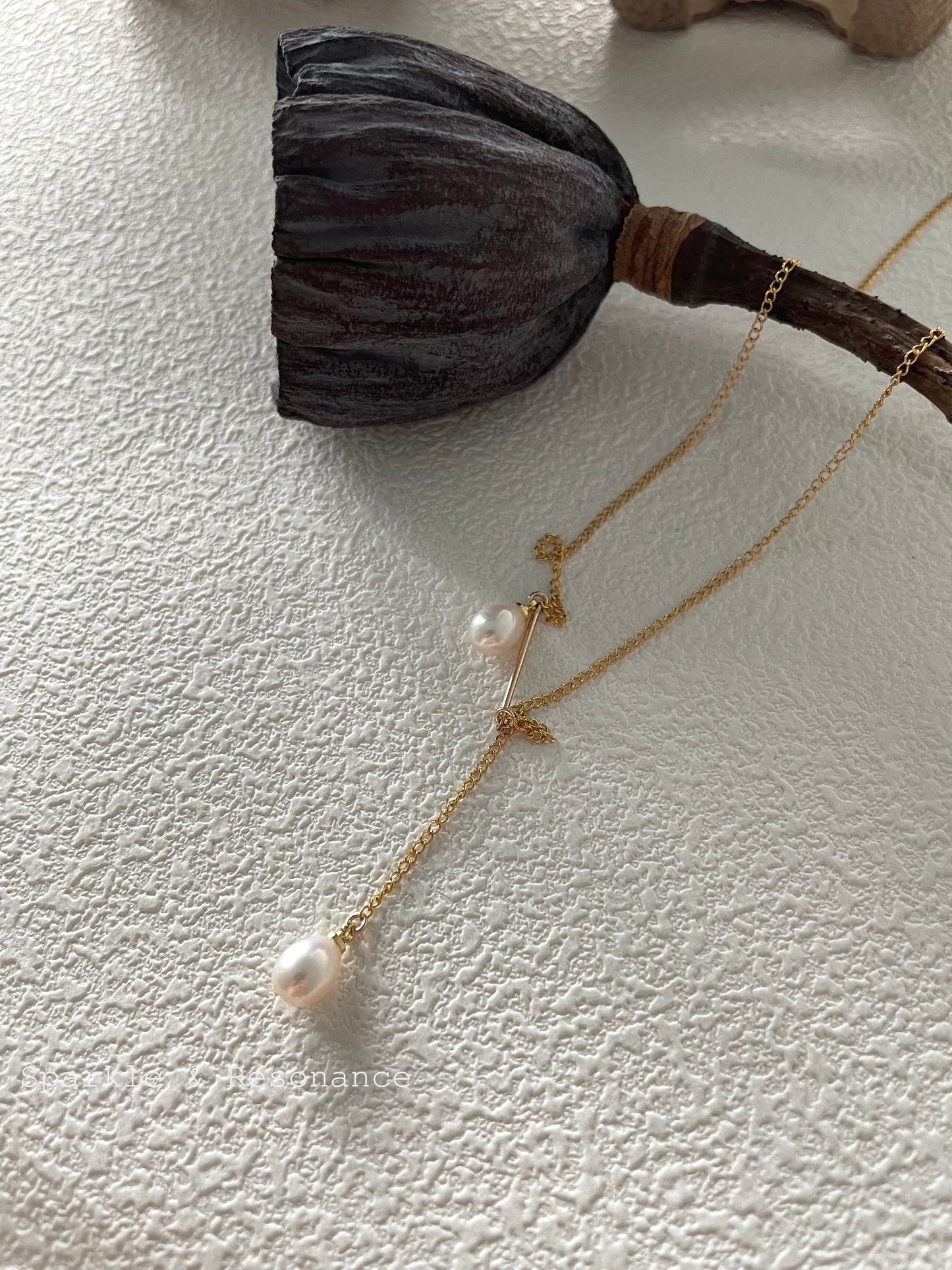 Baroque Pearl Necklace - Gemini