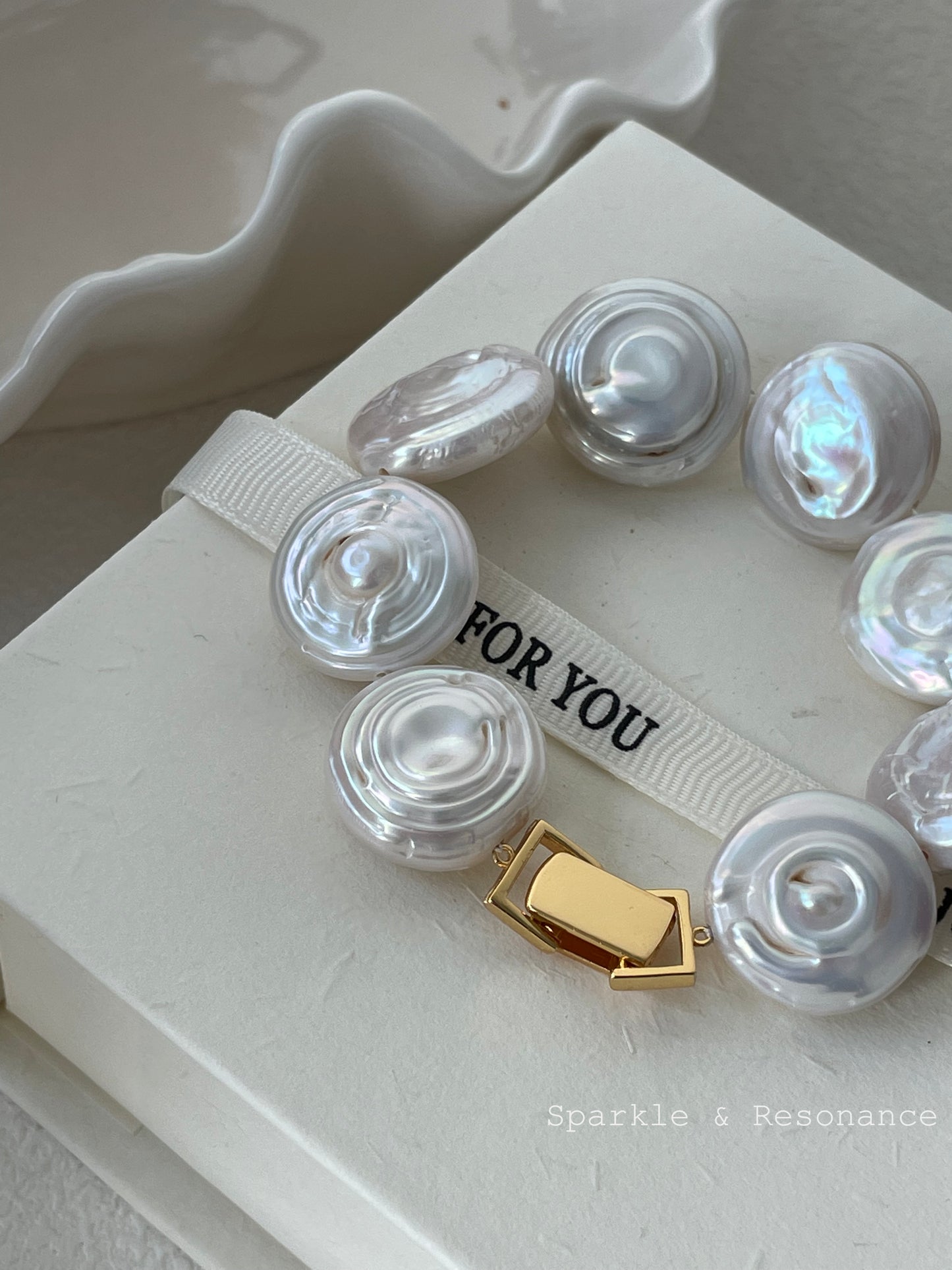 Baroque Pearl Bracelet - Holiday in Rome