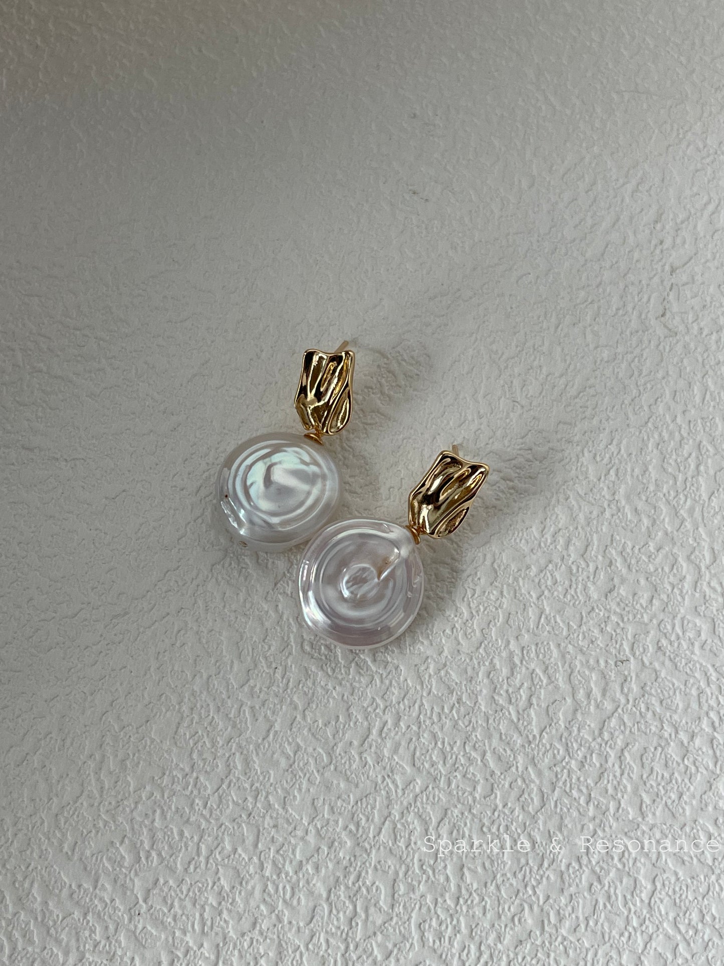 Baroque Pearl Earings - Holiday in Rome (Una)