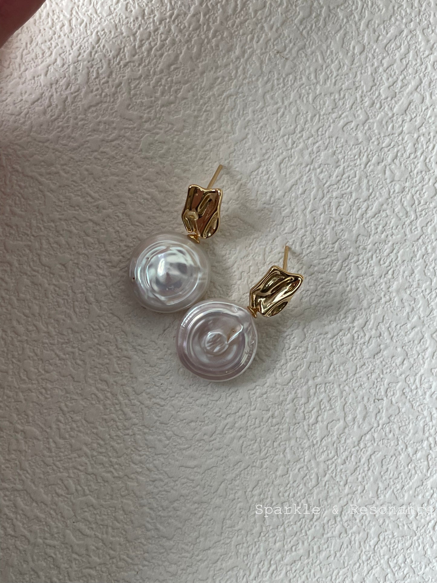 Baroque Pearl Earings - Holiday in Rome (Una)