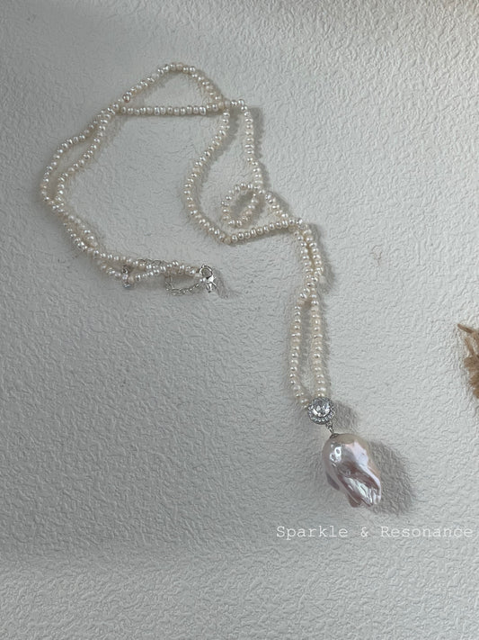 Baroque Pearl Necklace - Max (Extended)