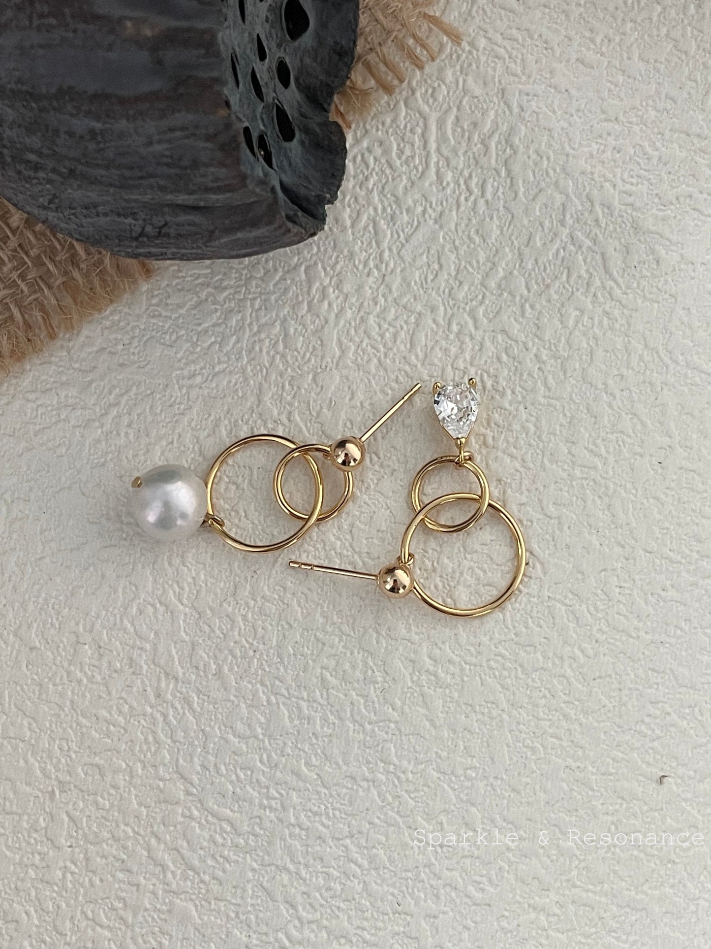 Baroque Pearl Earings - Stella