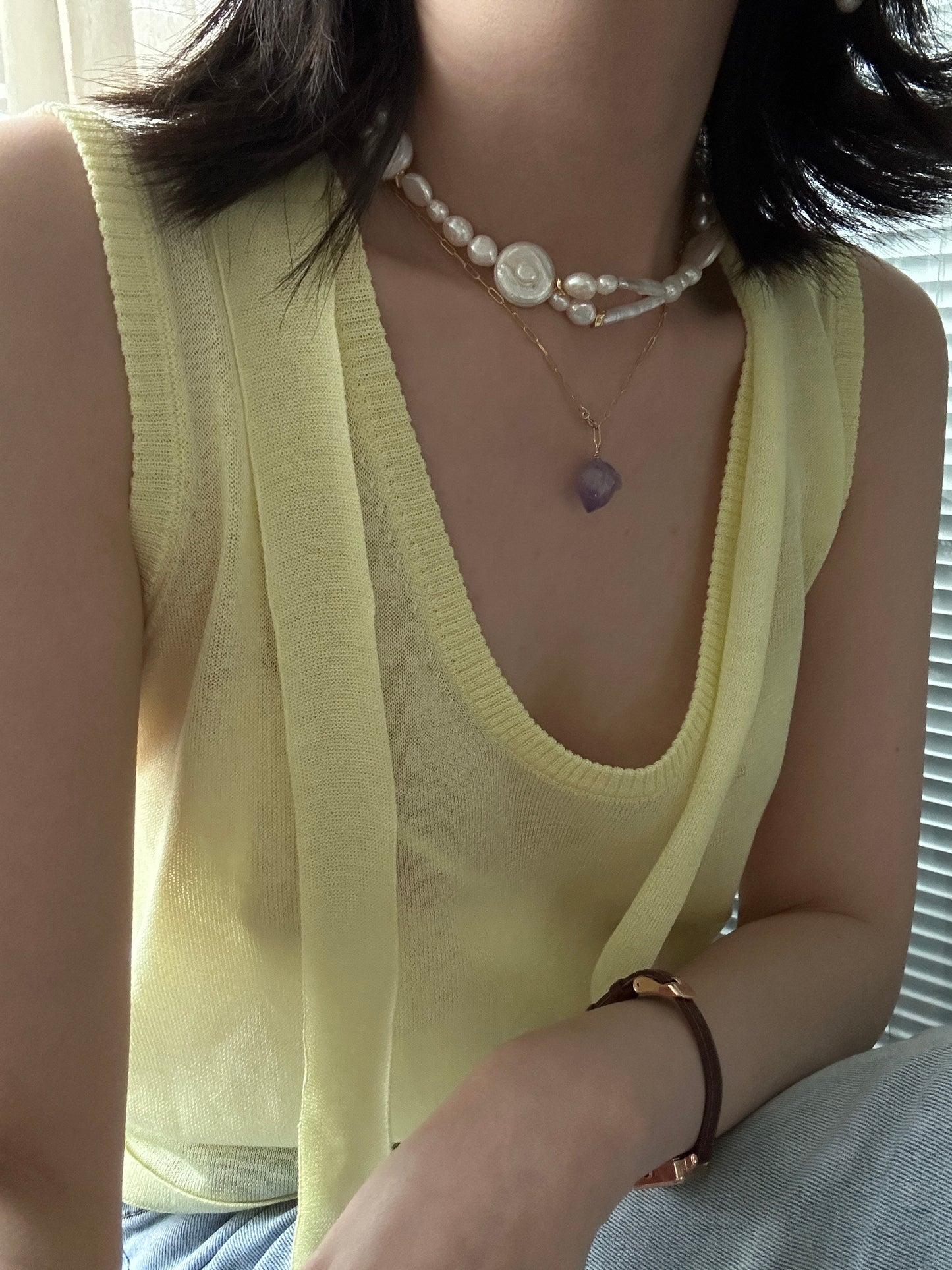 Baroque Pearl Necklace - Asha