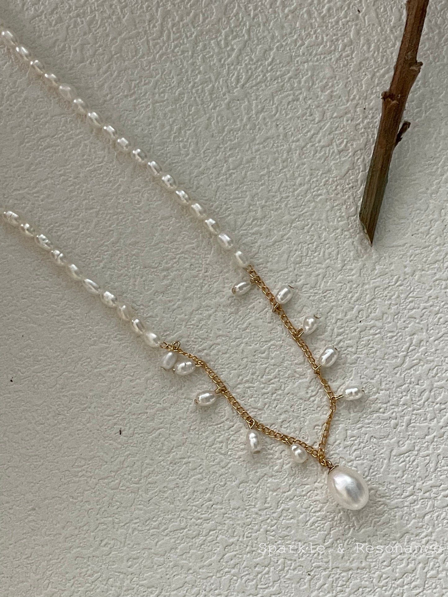 Baroque Pearl Necklace - Faye