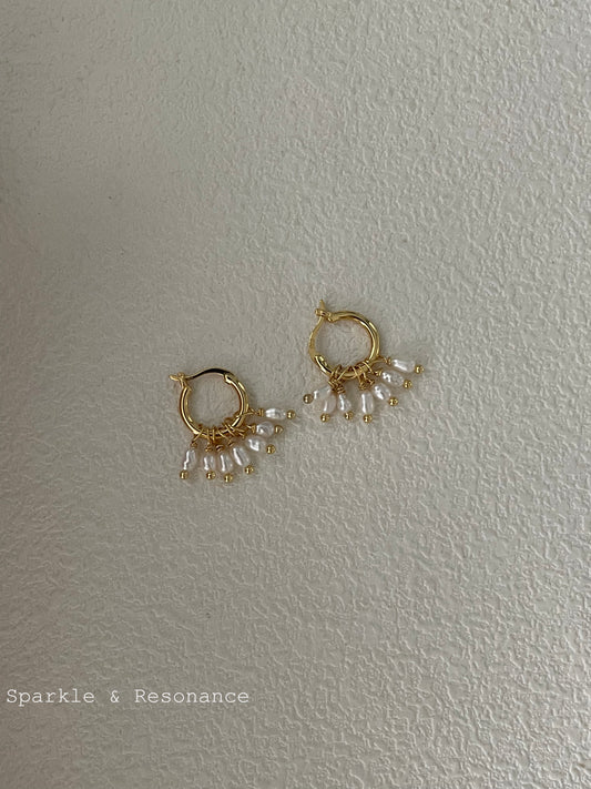 Baroque Pearl Earings - Nina