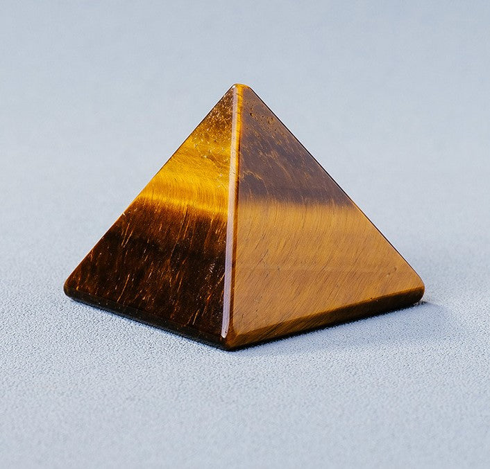 Tiger's Eye Pyramid