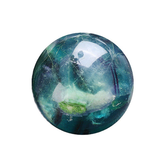 Green Fluorite Sphere