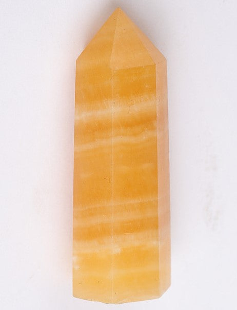 Golden Calcite Obelisk