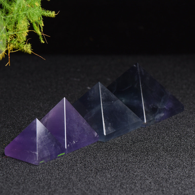 Purple Fluorite Pyramid