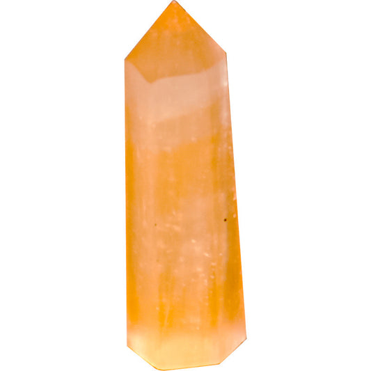 Orange Selenite Obelisk